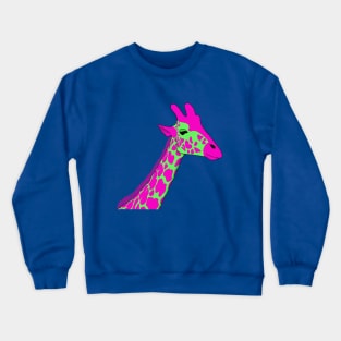 Neon Giraffe Crewneck Sweatshirt